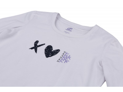 Ladies city T-shirt, L/S ELIKA snow white