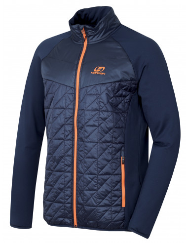 Mens active sweatshirt ENRYX midnight navy (orange)