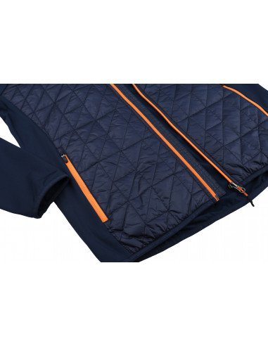 Mens active sweatshirt ENRYX midnight navy (orange)