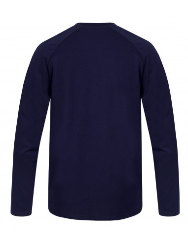 Mens city T-shirt, L/S GRUTE black iris