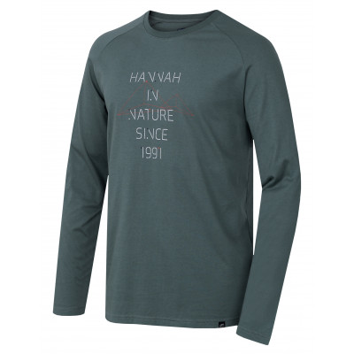 Mens city T-shirt, L/S GRUTE laurel wreath