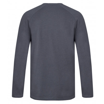 Mens city T-shirt, L/S GRUTE steel gray mel 2