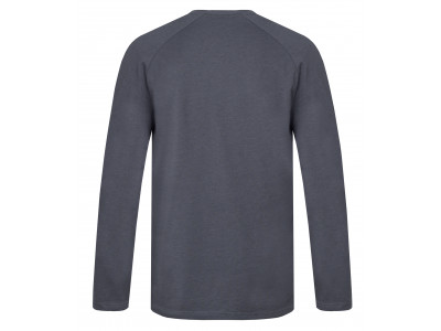 Mens city T-shirt, L/S GRUTE steel gray mel
