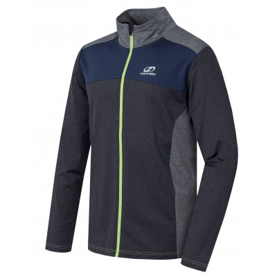 Mens active sweatshirt CHARDON dark gray mel/light gray mel