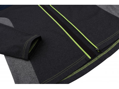 Mens active sweatshirt CHARDON dark gray mel/light gray mel