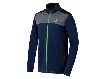 Mens active sweatshirt CHARDON midnight navy/dark gray mel