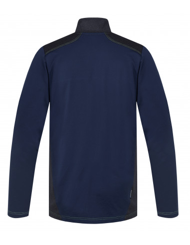 Mens active sweatshirt CHARDON midnight navy/dark gray mel