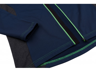 Mens active sweatshirt CHARDON midnight navy/dark gray mel