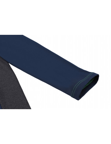 Mens active sweatshirt CHARDON midnight navy/dark gray mel