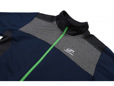 Mens active sweatshirt CHARDON midnight navy/dark gray mel