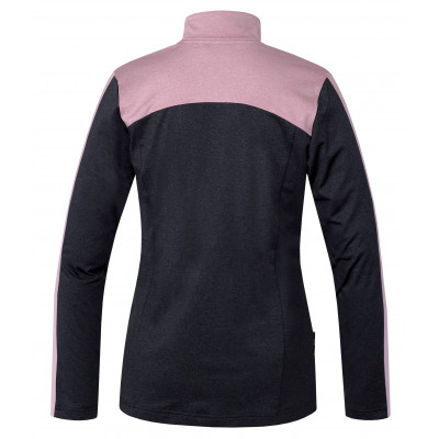 Ladies active sweatshirt CHER dark gray mel/crystal rose mel 2