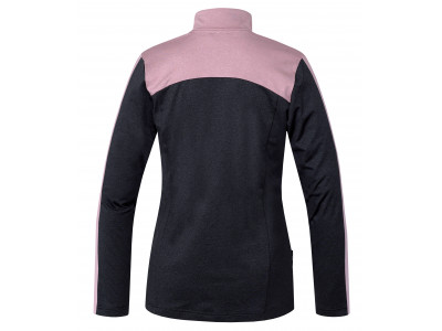 Ladies active sweatshirt CHER dark gray mel/crystal rose mel