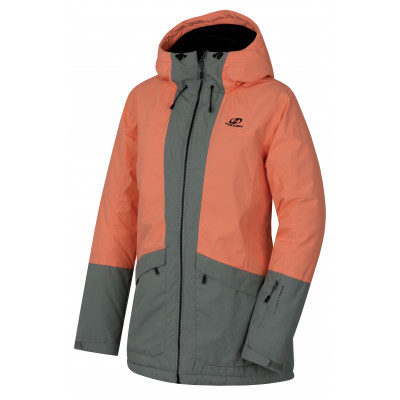 Ladies snowsport jacket MALIKA cantaloupe/shadow