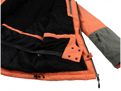Ladies snowsport jacket MALIKA cantaloupe/shadow