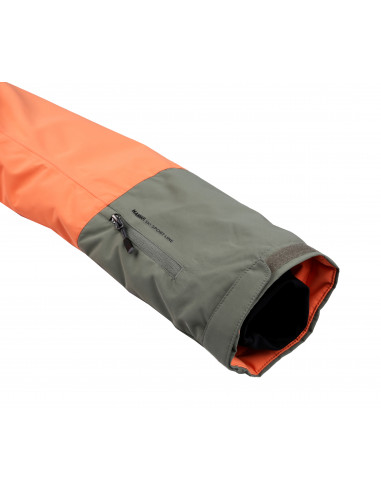 Ladies snowsport jacket MALIKA cantaloupe/shadow