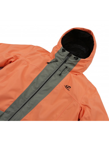 Ladies snowsport jacket MALIKA cantaloupe/shadow