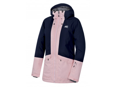Ladies snowsport jacket MALIKA dress blues/seashell pink