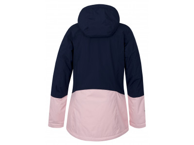 Ladies snowsport jacket MALIKA dress blues/seashell pink