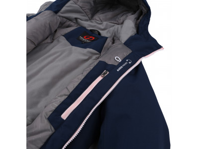 Ladies snowsport jacket MALIKA dress blues/seashell pink