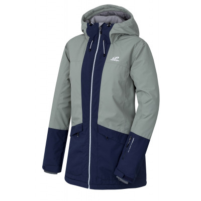 Ladies snowsport jacket MALIKA shadow/dress blues