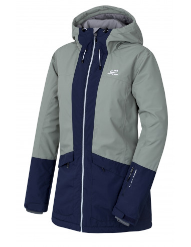 Ladies snowsport jacket MALIKA shadow/dress blues