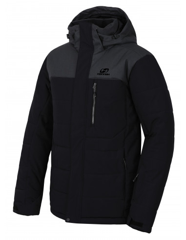 Mens snowsport jacket MEDWINE anthracite/dark gray mel