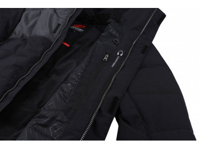 Mens snowsport jacket MEDWINE anthracite/dark gray mel