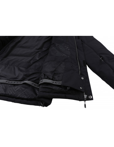 Mens snowsport jacket MEDWINE anthracite/dark gray mel