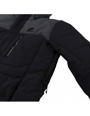 Mens snowsport jacket MEDWINE anthracite/dark gray mel