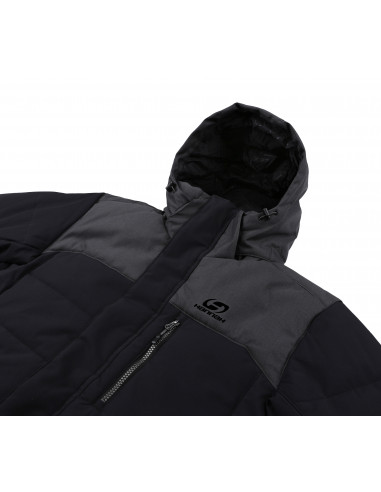 Mens snowsport jacket MEDWINE anthracite/dark gray mel