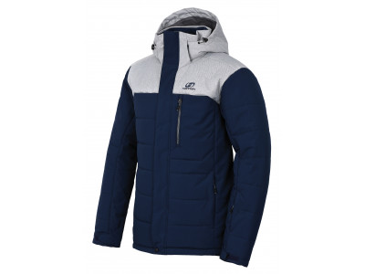 Mens snowsport jacket MEDWINE dress blues/light gray mel