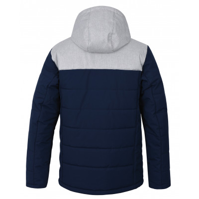 Mens snowsport jacket MEDWINE dress blues/light gray mel 2