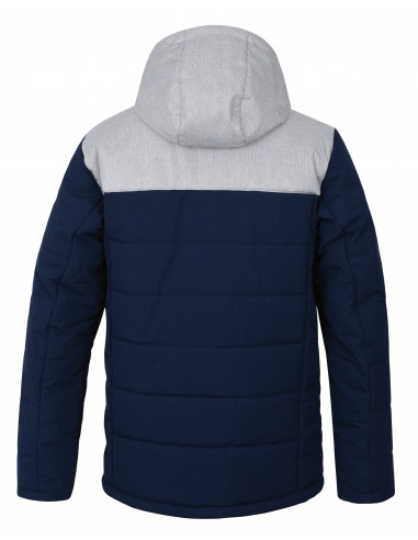 Mens snowsport jacket MEDWINE dress blues/light gray mel