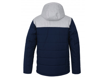 Mens snowsport jacket MEDWINE dress blues/light gray mel