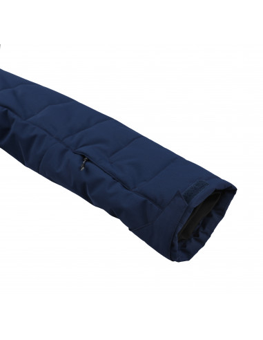 Mens snowsport jacket MEDWINE dress blues/light gray mel