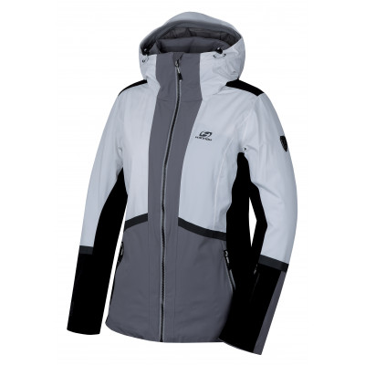 Ladies snowsport jacket SARAH bright white/frost gray