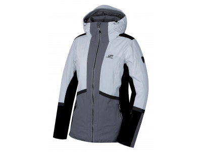 Ladies snowsport jacket SARAH bright white/frost gray