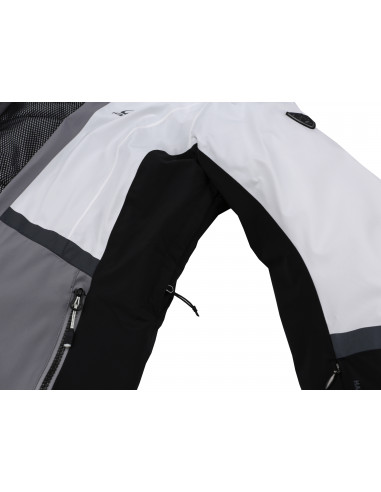 Ladies snowsport jacket SARAH bright white/frost gray