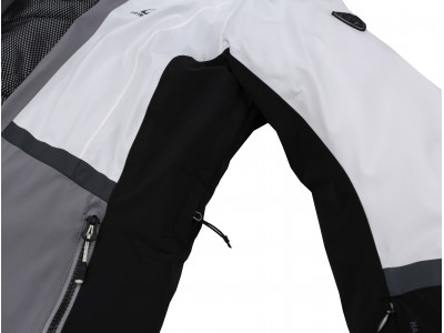 Ladies snowsport jacket SARAH bright white/frost gray