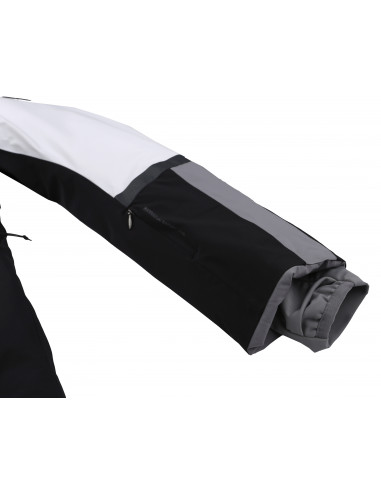 Ladies snowsport jacket SARAH bright white/frost gray