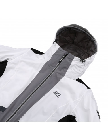 Ladies snowsport jacket SARAH bright white/frost gray