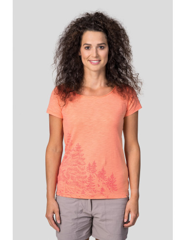 Ladies every day short sleeve T-shirt ZOEY cantaloupe