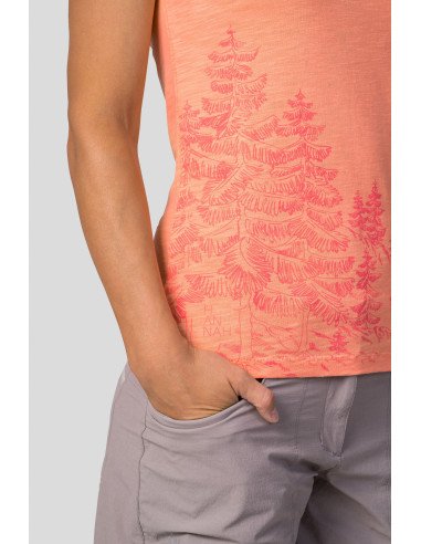 Ladies every day short sleeve T-shirt ZOEY cantaloupe