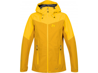 Ladies trekking jacket ABIGAIL golden yellow/spectra yellow