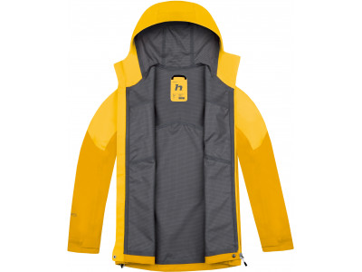 Ladies trekking jacket ABIGAIL golden yellow/spectra yellow