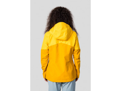 Ladies trekking jacket ABIGAIL golden yellow/spectra yellow