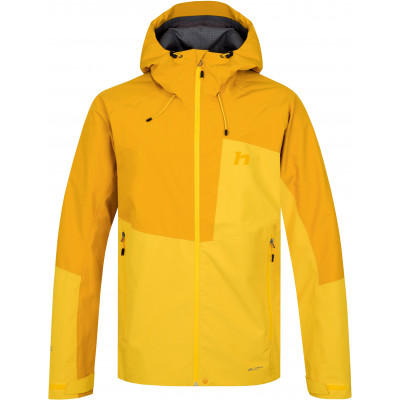 Men's trekking jacket ALAGAN spectra yellow/golden yellow