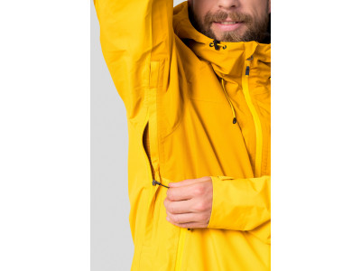 Men's trekking jacket ALAGAN spectra yellow/golden yellow
