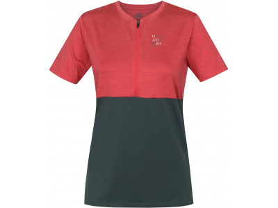 Ladies active short sleeve T-shirt BERRY holly berry mel/dark forest