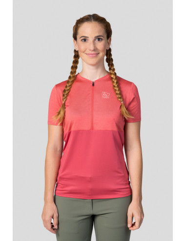 Ladies active short sleeve T-shirt BERRY holly berry mel/holly berry